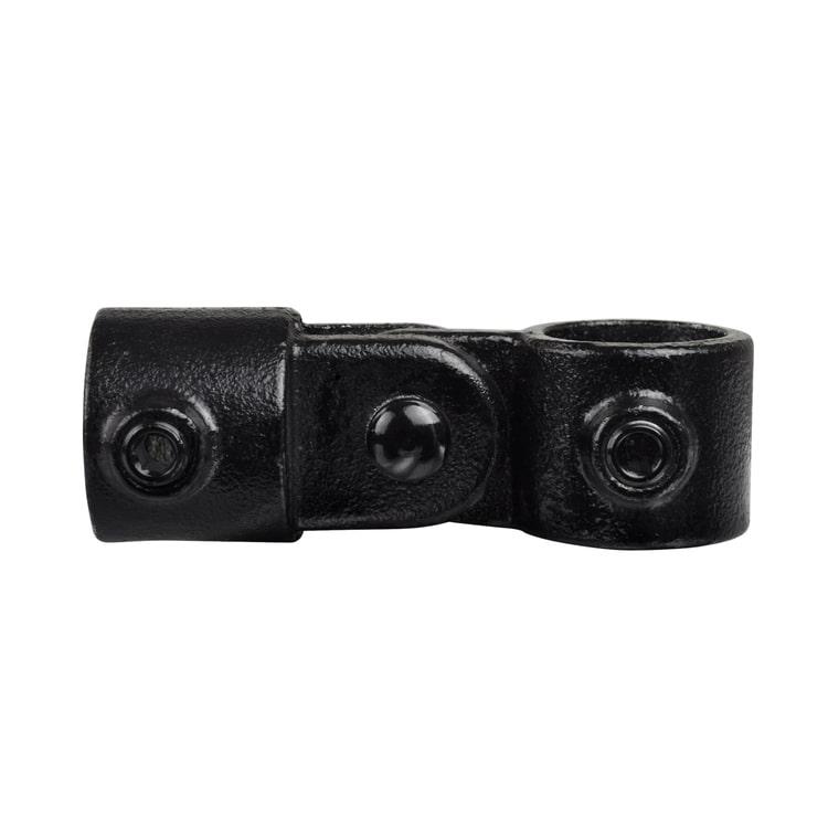 Doos Enkel scharnierstuk - zwart-B / 26,9 mm (40 stuks)